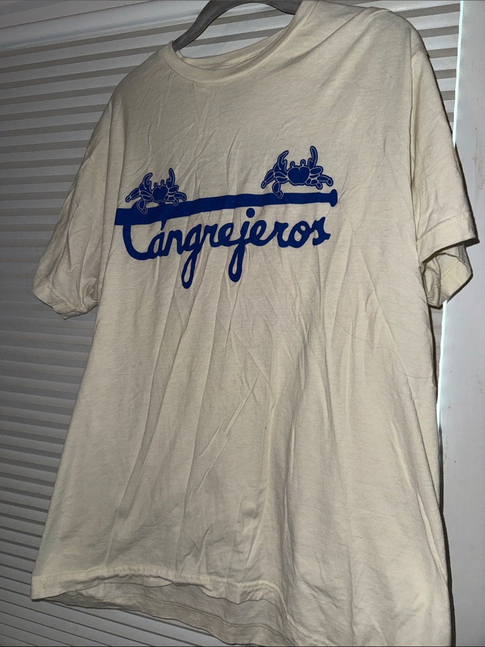 Cream Short-Sleeve Tee cangrejeros